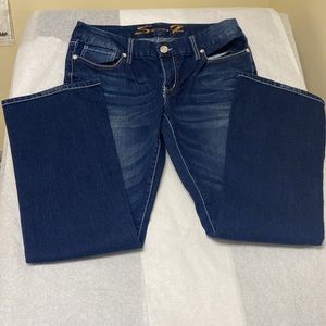 Seven 7 Blue Bootcut Denim Jeans